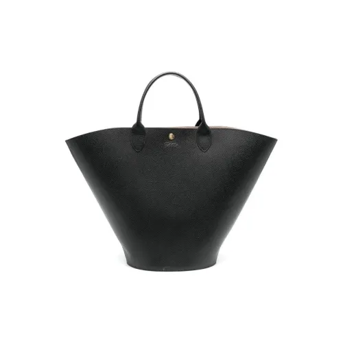 LONGCHAMP Сумка из коровьей кожи сумка-тоут сумка для покупок сумка экстра-большая женская черная