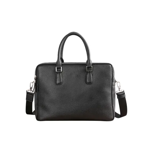 DOSRFINI Сумка из крупнозернистой текстуры коровьей кожи сумка через плечо сумка через плечо портфель мужской черный