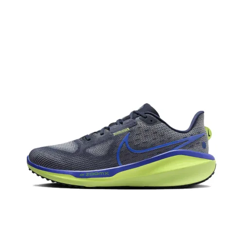 Nike Air Zoom Vomero 17 Slip-resistant Abrasion-resistant Breathable Low-top Casual Running Shoes Men's Black Blue Найк Эйр Зум Вомеро 17 Противоскользящий Устойчивый к истиранию Дышащий Низкий Топ Повседневные Беговые Кроссовки Мужские Черный Синий