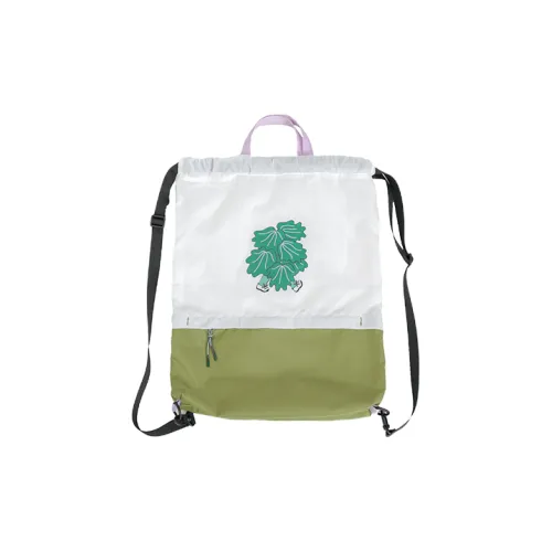 Cloud Factory Полиамид Рюкзак Большой Унисекс Белый Зеленый