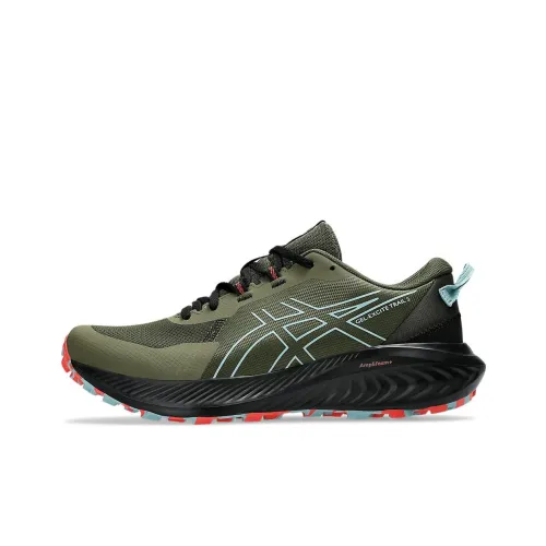 Asics Gel Excite Trail 2 Low Топ Беговые кроссовки Мужской Зеленый синий