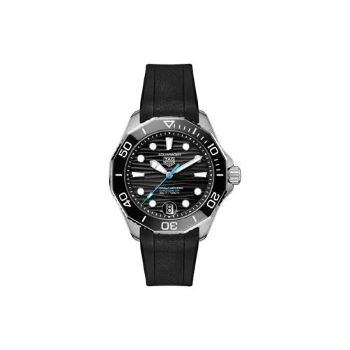 TAG HEUER Автоматический Механический Механизм Мужские Часы из Коллекции Aquaracer 42 мм Черные