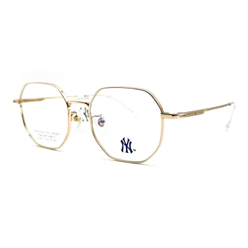 MLB Титановый сплав Нерегулярная форма Оправы для очков Унисекс Золото