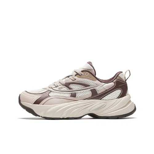 ANTA Casual Низкий Топ Айвори Белый/Лотос Серый/Dry Розовый Фиолетовый/Темно-Коричневый 4 Женский