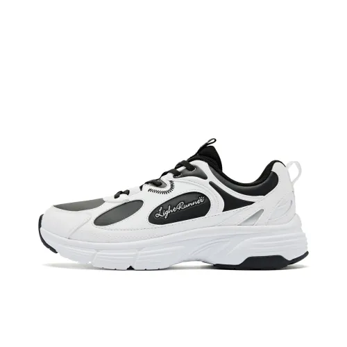 QIAODAN Амортизация Легкий Низкий Топ Кроссовки для тренировок Женские Белые Черные