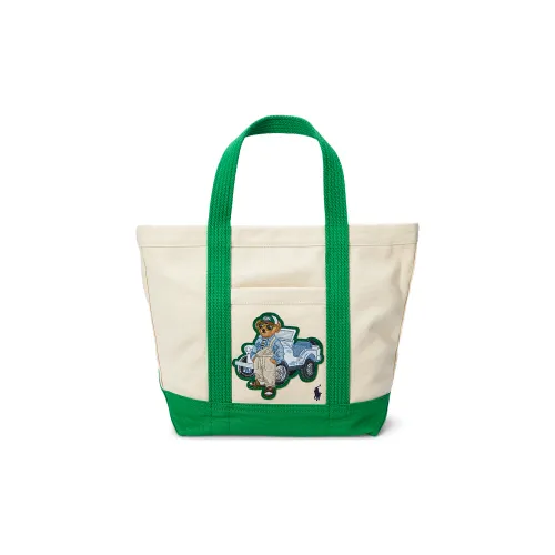 Polo Ralph Lauren Ткань Сумка Маленькая Унисекс Trefoil Зеленая