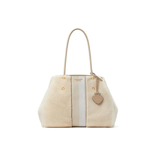 Kate Spade Коровья кожа Тоут Сумка Сумка для покупок Сумка Сумка через плечо Женская Бежевая