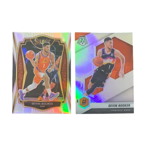 PANINI 2021 Sun Devin Booker Silver Fold SELECT Mosaic Player Card Спортивные карты 2 шт