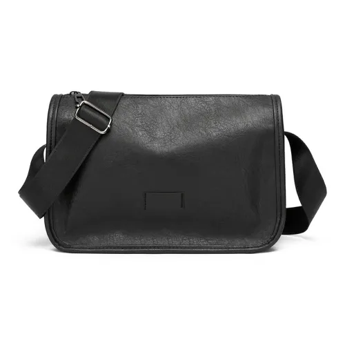 ROSEROOEN ПУ (полиуретан) Сумка через плечо Сумка на плечо Унисекс Черный Квадратный Круглый Клетка Черная Клетка