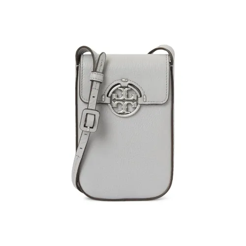 TORY BURCH Miller Кожа Сумка через плечо Сумка на плечо Чехол для телефона Женский Зеленый Фиолетовый Серый