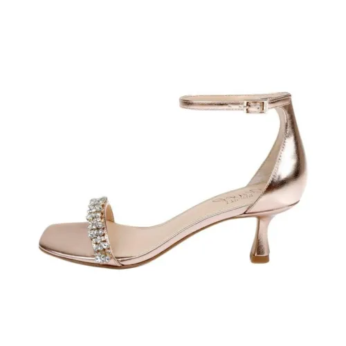 Badgley Mischka One Ремень Сандалии Розово-золотой Женские