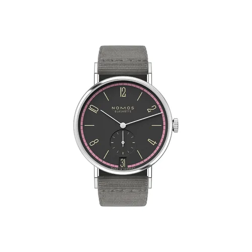 NOMOS Ручной Механический Movement Унисекс Часы 37,5 мм Черные