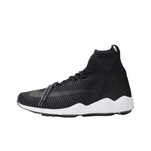 Nike Zoom Mercurial Flyknit Дышащий и Легкий MID Топ Повседневная Обувь Унисекс Черный