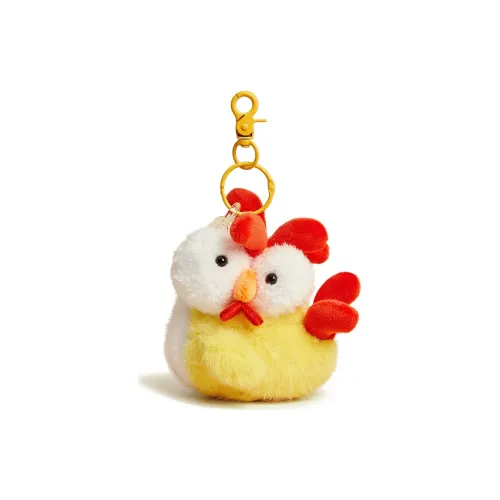 X3COMMUNE One Чашка Курица Cute Yellow Little Chicken Bag Charm Куклы Plush Подвеска 20 см Высота