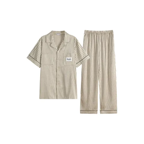 Fadaiqi Пижамный комплект мужской абрикосового цвета