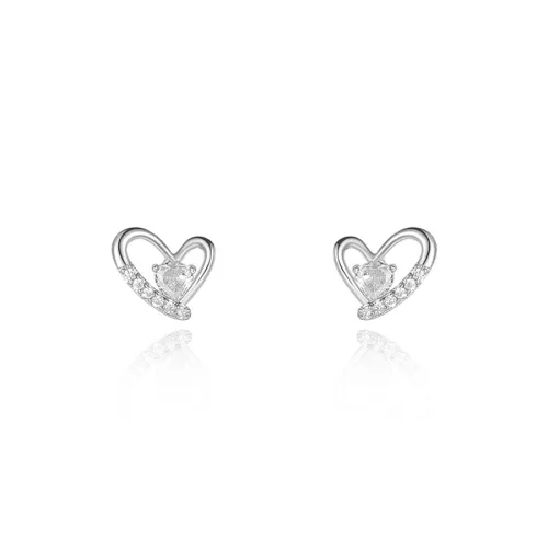 DODOGOGO Серьги-гвоздики из серебра S925 женский