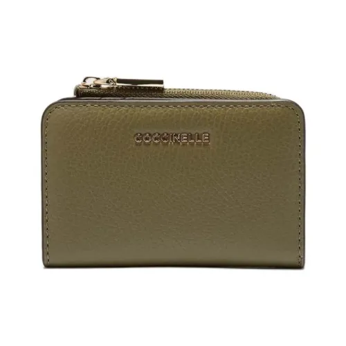 COCCINELLE GRAIN LEATHER Монетница Женская Зеленая