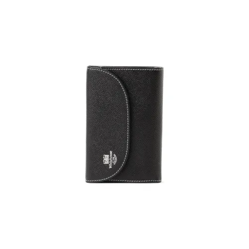 BEAMS Bridle Коллаборация Телячья кожа Кошелек Мужской Черный Коричневый Морской синий