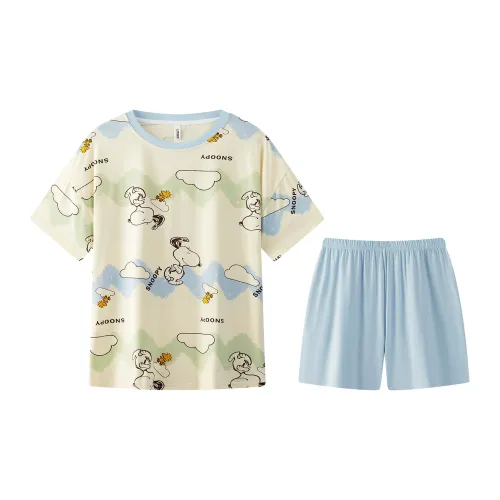 Gongdie X SNOOPY Pajama Комплект Женский Абрикос