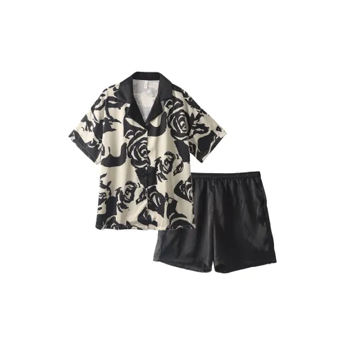 WANANNI Пижамный комплект женский черный