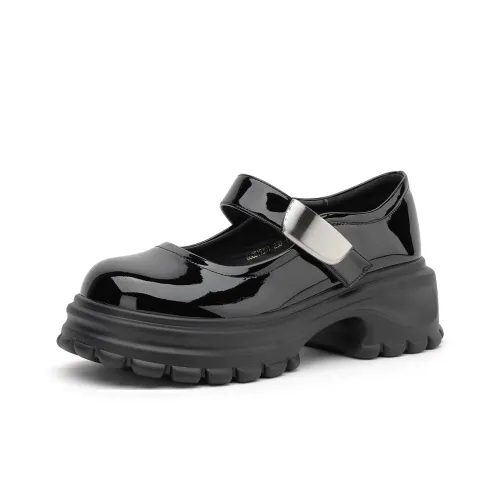 GEMEIQ Грубый каблук Туфли Мэри Джейн Женские