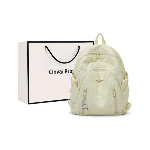 Simvay Clos Ткань Рюкзак Большой Женский Желтый Пузырьки Pink Bubbles