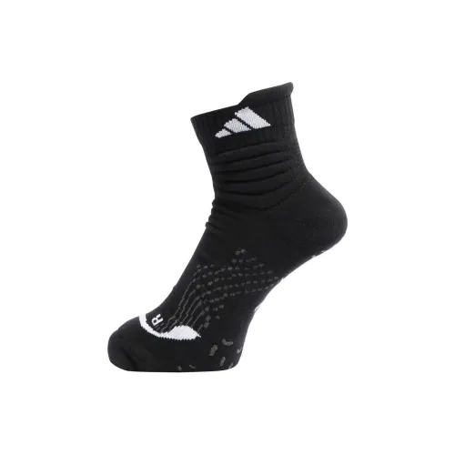 Adidas Черный/Белый 1 упаковка мужские носки