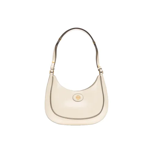 TORY BURCH Robinson Коровья кожа Сумка на плечо Сумка-полумесяц Сумка Сумка через плечо Женская Белая