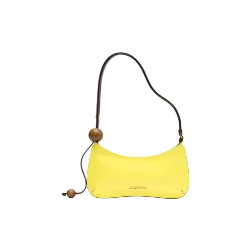 Jacquemus Le Bisou Телячья кожа Сумка через плечо Женская Желтая