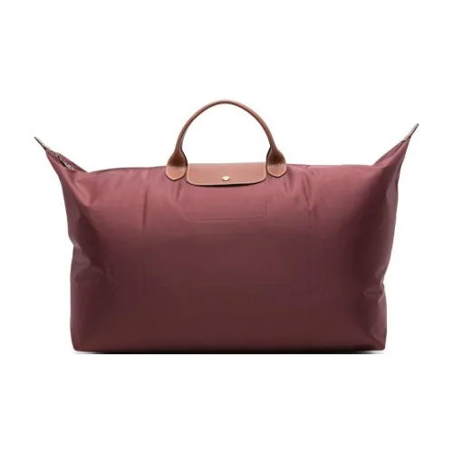 LONGCHAMP Полиамид Холст Сумка Средняя Женская Бордовый Красный
