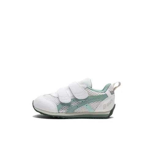 Asics Suku Устойчивые к истиранию Детские Лайфстайл Кроссовки Белый Зеленый Для детей 3-7 лет