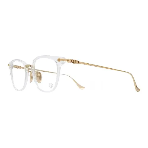 Chrome Hearts Пластиковая оправа Нерегулярной формы Оправа для очков Унисекс Золото