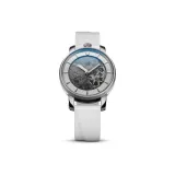 Серебристо-золотой Exposed Movement & Одно кольцо, белая кожа коровья, R360C16R360S147