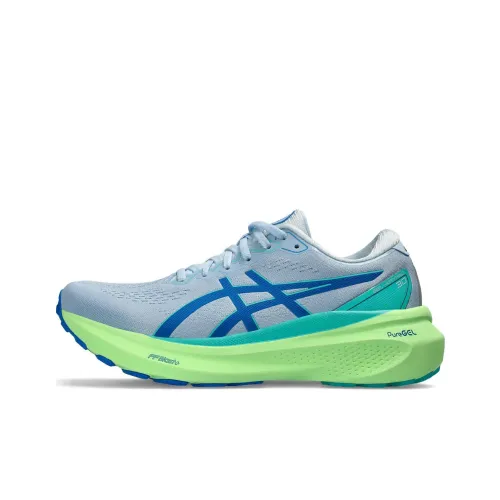 Asics Gel Kayano 30 Амортизация Низкий Топ Беговые Кроссовки Мужские Серый Синий