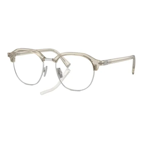 MIU MIU Металл Ацетат Нерегулярная форма Оправы для очков Унисекс Серый