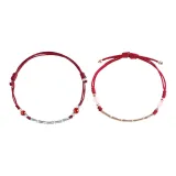 Бамбук Delight Bestie Браслет (Красный+Красный и Белый)
