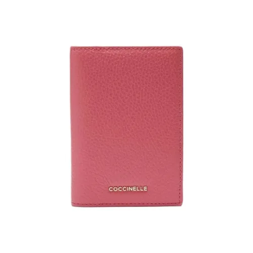 COCCINELLE GRAIN LEATHER Держатель для паспорта ZERO Кошелек Держатель для карт Женские Сандаловое дерево Цвет