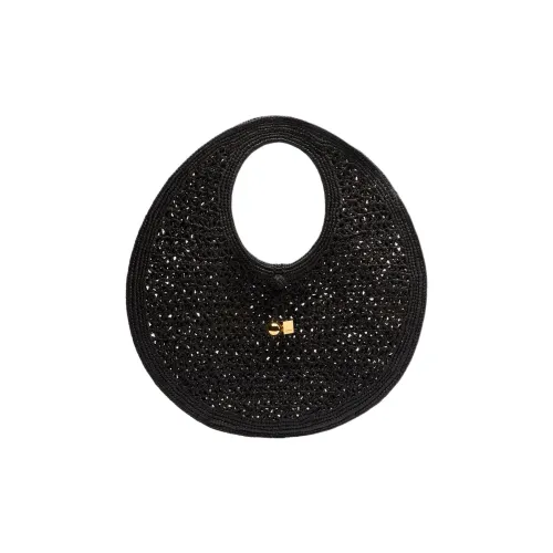 Jacquemus Сумка из соломенной плетени Женская Черная