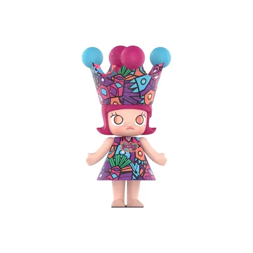 POP MART Han Meilin Коллаборация MEGA ROYAL Molly 400% Модные Фигурки
