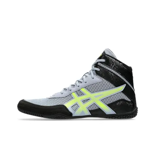 Asics Matcontrol 3 Тренировочные Кроссовки Высокие Топы Серый/Желтый Мужской
