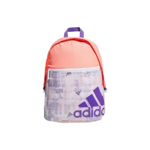 Adidas Полиэстер Рюкзак Стандартный Женский Оранжевый Фиолетовый