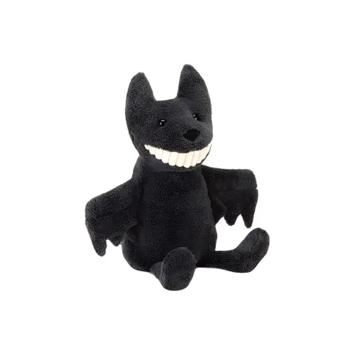 JELLYCAT Smile Big Teeth Collection Клыки Летучая мышь Мягкая Кукла Плюшевая Кукла 36 см Рекомендуемая Высота