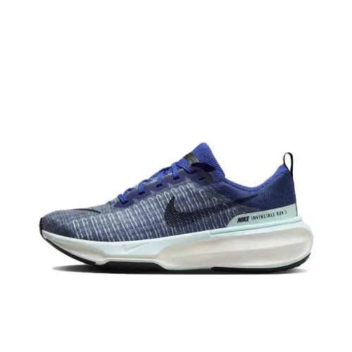Nike Invincible 3 Low Топ Беговые кроссовки Мужской Серый Синий