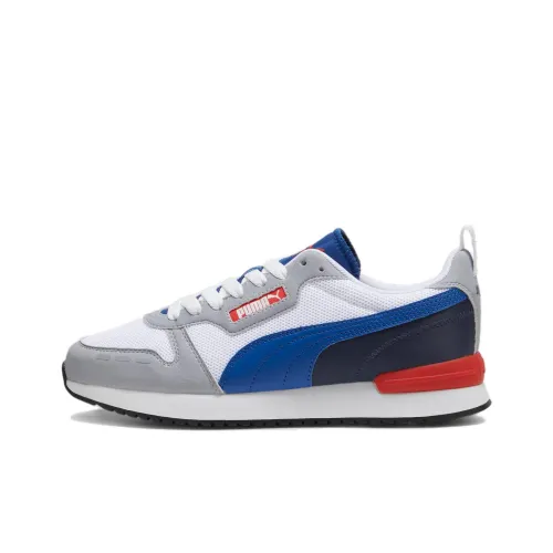 PUMA R78 Low Топ Casual Унисекс Белый Серый Синий