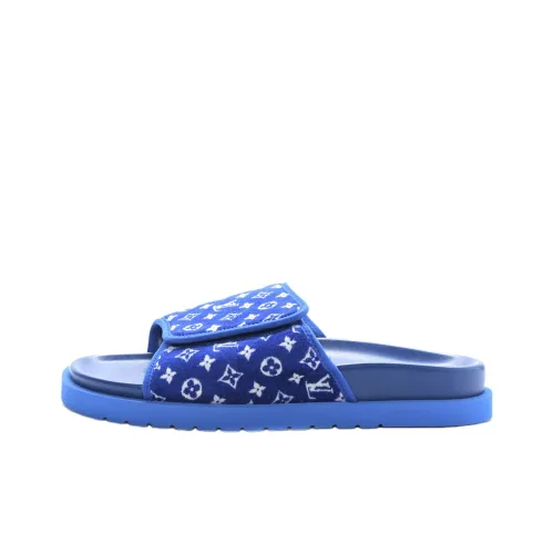 LOUIS VUITTON Miami Сланцы Мужские Синие