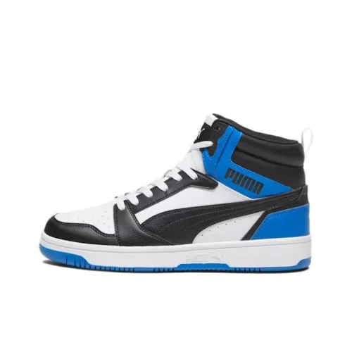 PUMA REBOUND High Top Скейтборд Кроссовки Унисекс Белый Черный