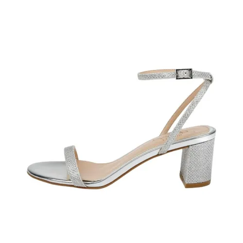 Badgley Mischka Danni II с одним ремешком сандалии 5,5 см женские серебряные