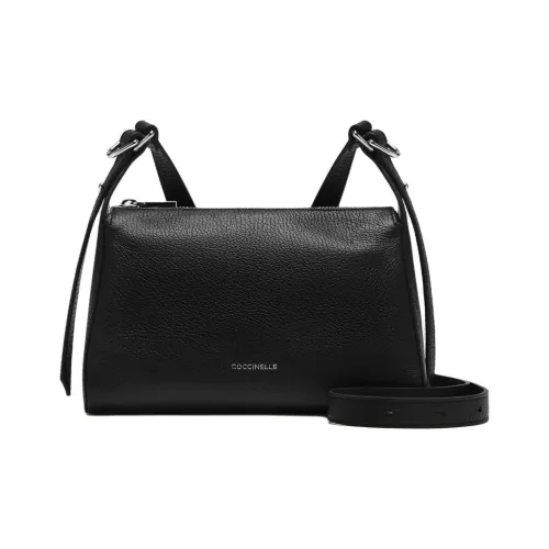 COCCINELLE GRAIN LEATHER Сумка через плечо Мини Женская Черная