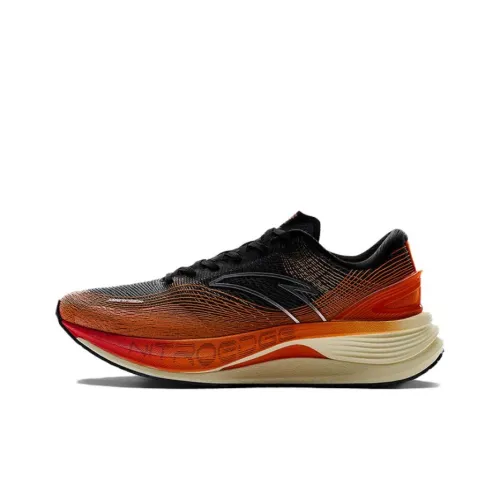 ANTA Беговые кроссовки Low Top Черный Оранжевый Мужской