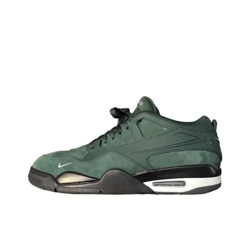 Nigel Sylvester x Jordan Air Jordan 4 RM Low Топ Винтажные баскетбольные кроссовки Мужской Зеленый